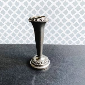 Vintage Silver Plated Bud Vase by Ianthe - Ian Heath Ltd of England - 1970s